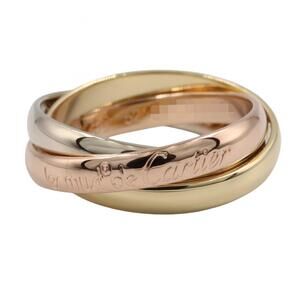 CARTIER Authentic 18k Gold Trinity Ring